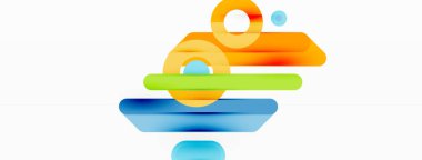 Çizgiler geometrik arkaplan. Çizgiler ve halkalar kompozisyon iş şablonu Duvar kağıdı, afiş, arkaplan veya iniş için