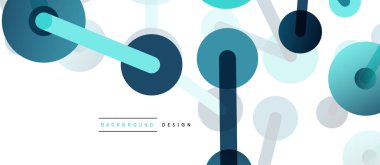 Ağ konsepti soyut arka plan. Nokta bağlantısı. Büyük veri fikri. Duvar kağıdı, afiş, arkaplan veya iniş için iş şablonu