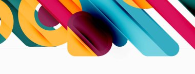 Çizgiler geometrik arkaplan. Çizgiler ve halkalar kompozisyon iş şablonu Duvar kağıdı, afiş, arkaplan veya iniş için