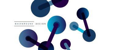 Ağ konsepti soyut arka plan. Nokta bağlantısı. Büyük veri fikri. Duvar kağıdı, afiş, arkaplan veya iniş için iş şablonu