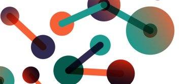 Ağ konsepti soyut arka plan. Nokta bağlantısı. Büyük veri fikri. Duvar kağıdı, afiş, arkaplan veya iniş için iş şablonu