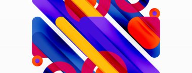 Çizgiler geometrik arkaplan. Çizgiler ve halkalar kompozisyon iş şablonu Duvar kağıdı, afiş, arkaplan veya iniş için