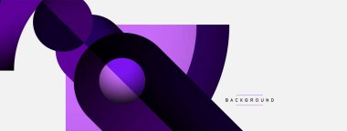 Geometrik soyut arkaplan. Duvar kağıdı arkaplanı veya iniş sayfası için yuvarlak şekiller, daireler, satır bileşimi