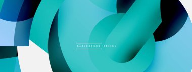 Soyut arkaplanı çember içine al. Duvar kağıdı afişi arkaplan kartı veya iniş sayfası için vektör illüstrasyonu