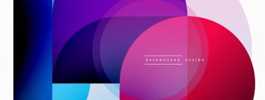 Geometrik asgari duvar kağıdı. Geometrik şekiller. Duvar kağıdı afişi veya iniş sayfası için vektör illüstrasyonu