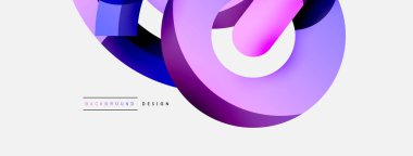 Soyut arkaplanı çember içine al. Duvar kağıdı afişi arkaplan kartı veya iniş sayfası için vektör illüstrasyonu