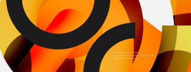 Soyut arkaplanı çember içine al. Duvar kağıdı afişi arkaplan kartı veya iniş sayfası için vektör illüstrasyonu