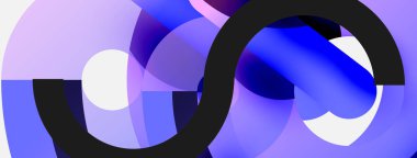 Soyut arkaplanı çember içine al. Duvar kağıdı afişi arkaplan kartı veya iniş sayfası için vektör illüstrasyonu