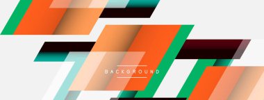 Geçmişi. Geometrik köşegen şekiller ve çizgiler soyut bileşim. Duvar kağıdı afişi veya iniş sayfası için vektör illüstrasyonu