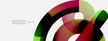 Soyut arkaplanı çember içine al. Duvar kağıdı afişi arkaplan kartı veya iniş sayfası için vektör illüstrasyonu