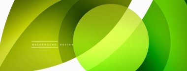 Yaratıcı geometrik duvar kağıdı. Asgari soyut arkaplan. Duvar kağıdı arkaplanı veya iniş sayfası için daire dalga ve yuvarlak şekiller kompozisyon vektör çizimi