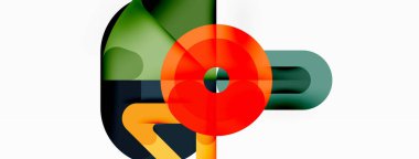 Yaratıcı geometrik duvar kağıdı. Çemberler, satır arkaplan. Duvar kağıdı, afiş, arkaplan veya iniş için iş şablonu