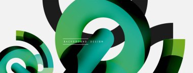 Soyut arkaplanı çember içine al. Duvar kağıdı afişi arkaplan kartı veya iniş sayfası için vektör illüstrasyonu