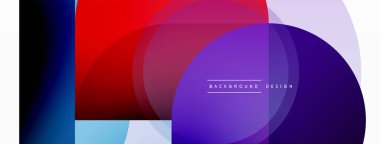 Geometrik asgari duvar kağıdı. Geometrik şekiller. Duvar kağıdı afişi veya iniş sayfası için vektör illüstrasyonu