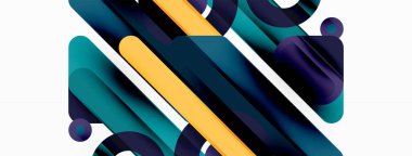 Yaratıcı geometrik duvar kağıdı. Küçük çizgiler ve çember arkaplanı