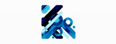 Yaratıcı geometrik duvar kağıdı. Küçük çizgiler ve çember arkaplanı