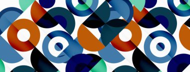 Renkli çember soyut arkaplan. Duvar kağıdı, afiş, sunum, arkaplan şablonu