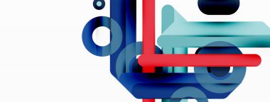 Yaratıcı geometrik duvar kağıdı. Küçük çizgiler ve çember arkaplanı