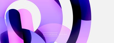 Soyut arkaplanı çember içine al. Duvar kağıdı afişi arkaplan kartı veya iniş sayfası için vektör illüstrasyonu