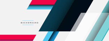 Geçmişi. Geometrik köşegen şekiller ve çizgiler soyut bileşim. Duvar kağıdı afişi veya iniş sayfası için vektör illüstrasyonu