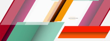 Geçmişi. Geometrik köşegen şekiller ve çizgiler soyut bileşim. Duvar kağıdı afişi veya iniş sayfası için vektör illüstrasyonu