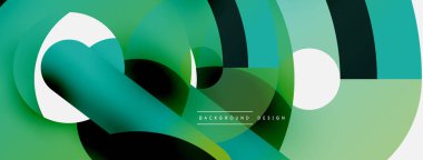 Soyut arkaplanı çember içine al. Duvar kağıdı afişi arkaplan kartı veya iniş sayfası için vektör illüstrasyonu