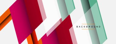 Geçmişi. Geometrik köşegen şekiller ve çizgiler soyut bileşim. Duvar kağıdı afişi veya iniş sayfası için vektör illüstrasyonu