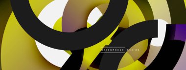 Soyut arkaplanı çember içine al. Duvar kağıdı afişi arkaplan kartı veya iniş sayfası için vektör illüstrasyonu