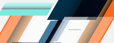 Geçmişi. Geometrik köşegen şekiller ve çizgiler soyut bileşim. Duvar kağıdı afişi veya iniş sayfası için vektör illüstrasyonu