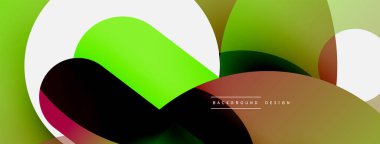 Soyut arkaplanı çember içine al. Duvar kağıdı afişi arkaplan kartı veya iniş sayfası için vektör illüstrasyonu