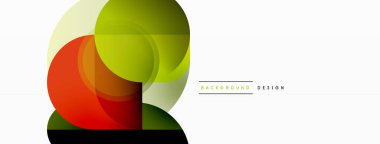 Yaratıcı geometrik duvar kağıdı. Asgari çember üçgen ve kare çizgi soyut arkaplan. Duvar kağıdı afişi veya iniş sayfası için vektör illüstrasyonu