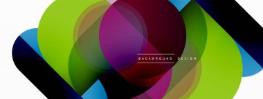 Geometrik asgari duvar kağıdı. Geometrik şekiller. Duvar kağıdı afişi veya iniş sayfası için vektör illüstrasyonu