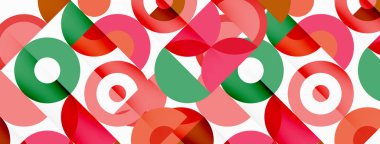 Renkli çember soyut arkaplan. Duvar kağıdı, afiş, sunum, arkaplan şablonu