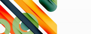 Yaratıcı geometrik duvar kağıdı. Küçük çizgiler ve çember arkaplanı