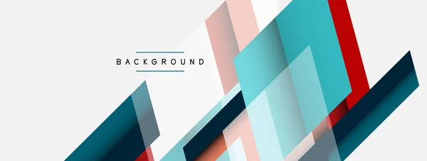 Background. Geometric diagonal square shapes and lines abstract composition. Vector illustration for wallpaper banner background or landing page — Stock Vector