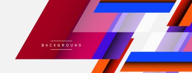 Geçmişi. Geometrik köşegen şekiller ve çizgiler soyut bileşim. Duvar kağıdı afişi veya iniş sayfası için vektör illüstrasyonu