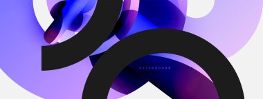 Soyut arkaplanı çember içine al. Duvar kağıdı afişi arkaplan kartı veya iniş sayfası için vektör illüstrasyonu