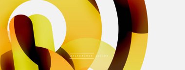 Soyut arkaplanı çember içine al. Duvar kağıdı afişi arkaplan kartı veya iniş sayfası için vektör illüstrasyonu