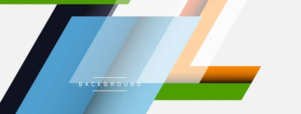 Achtergrond. Geometrische diagonale vierkante vormen en lijnen abstracte compositie. Vector illustratie voor behang banner achtergrond of landing page — Stockvector