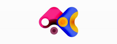 Yaratıcı geometrik duvar kağıdı. Minimum baloncuk oku ve çemberin soyut arkaplanı. Duvar kağıdı, afiş, arkaplan veya iniş için tekno iş şablonu