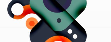 Yaratıcı geometrik duvar kağıdı. Minimum baloncuk oku ve çemberin soyut arkaplanı. Duvar kağıdı, afiş, arkaplan veya iniş için tekno iş şablonu