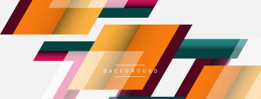 Geçmişi. Geometrik köşegen şekiller ve çizgiler soyut bileşim. Duvar kağıdı afişi veya iniş sayfası için vektör illüstrasyonu