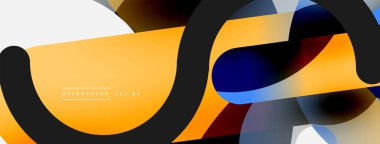 Soyut arkaplanı çember içine al. Duvar kağıdı afişi arkaplan kartı veya iniş sayfası için vektör illüstrasyonu