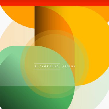 Yaratıcı geometrik duvar kağıdı. Asgari çember üçgen ve kare çizgi soyut arkaplan. Duvar kağıdı afişi veya iniş sayfası için vektör illüstrasyonu