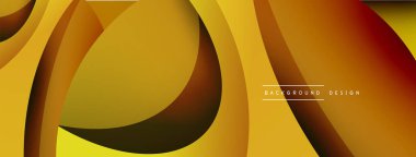 Yaratıcı geometrik duvar kağıdı. Asgari soyut arkaplan. Duvar kağıdı arkaplanı veya iniş sayfası için daire ve dalga kompozisyon vektör çizimi