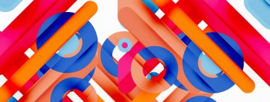 Çizgiler geometrik arkaplan. Çizgiler ve halkalar kompozisyon iş şablonu Duvar kağıdı, afiş, arkaplan veya iniş için