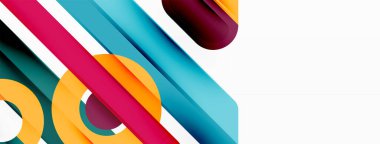 Çizgiler geometrik arkaplan. Çizgiler ve halkalar kompozisyon iş şablonu Duvar kağıdı, afiş, arkaplan veya iniş için