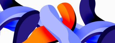 Yaratıcı geometrik duvar kağıdı. Sıvı dalga sıvısı arka planı şekillendirir. Duvar kağıdı, afiş, arkaplan veya iniş için tekno iş şablonu