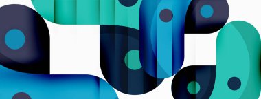 Yaratıcı geometrik duvar kağıdı. Yuvarlak ok şekli minimum geometrik arkaplan. Duvar kağıdı, afiş, arkaplan veya iniş için tekno iş şablonu