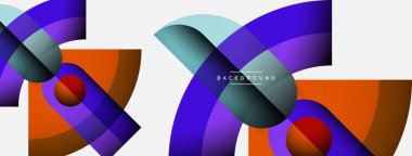 Moda şekilleri, renk minimal tasarım bileşimi, duvar kağıdı afişi veya iniş sayfası için çizgiler ve gölgeler